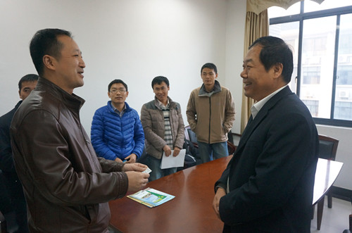 宋西德书记会见武汉大学计算机学院书记沃闻达